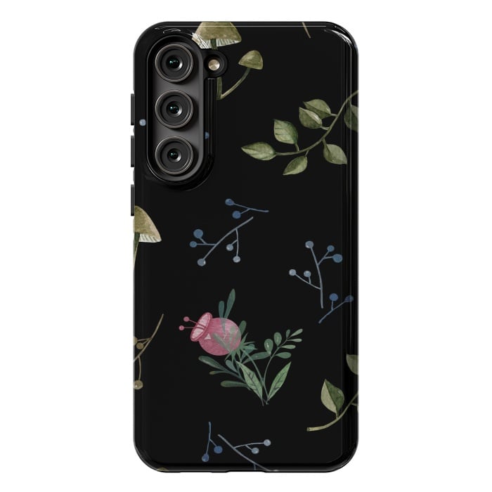 Galaxy S23 Plus StrongFit flower pattern cc by haroulita