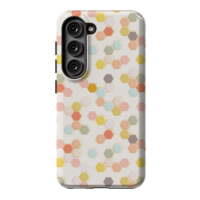 Galaxy S23 StrongFit Honeycomb by Melissa Lee