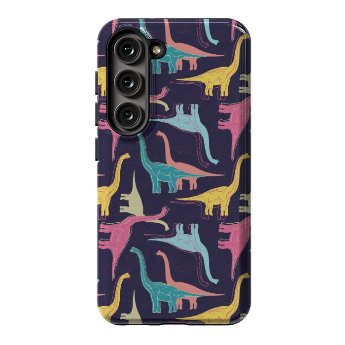 Galaxy S23 StrongFit Rubberneckers - Midnight Blue by Melissa Lee