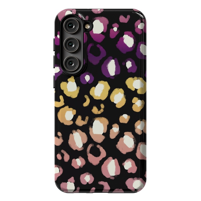 Galaxy S23 Plus StrongFit Gradient graphic leopard print by Oana 
