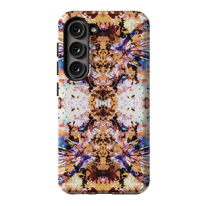 Galaxy S23 StrongFit Painted butterfly wings and flower petals by Oana 