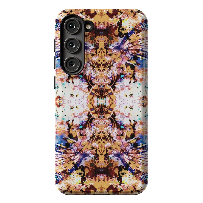 Galaxy S23 Plus StrongFit Painted butterfly wings and flower petals by Oana 