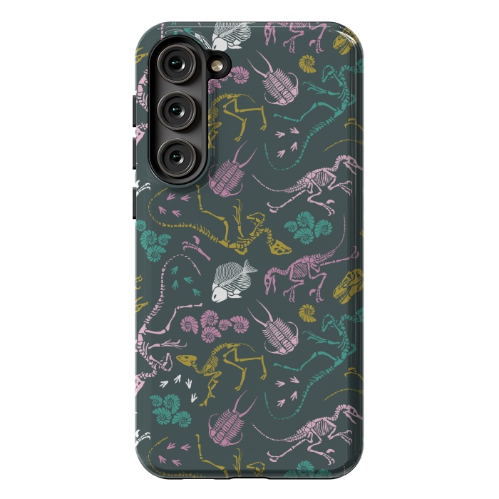 Galaxy S23 Plus StrongFit Dinosaurs by Tishya Oedit