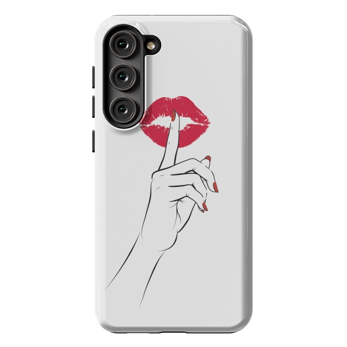 Galaxy S23 Plus StrongFit Red Lips Secret by Martina