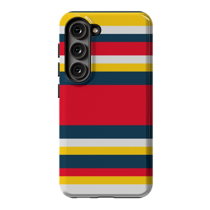 Galaxy S23 StrongFit Colorful Casual Stripes by TMSarts