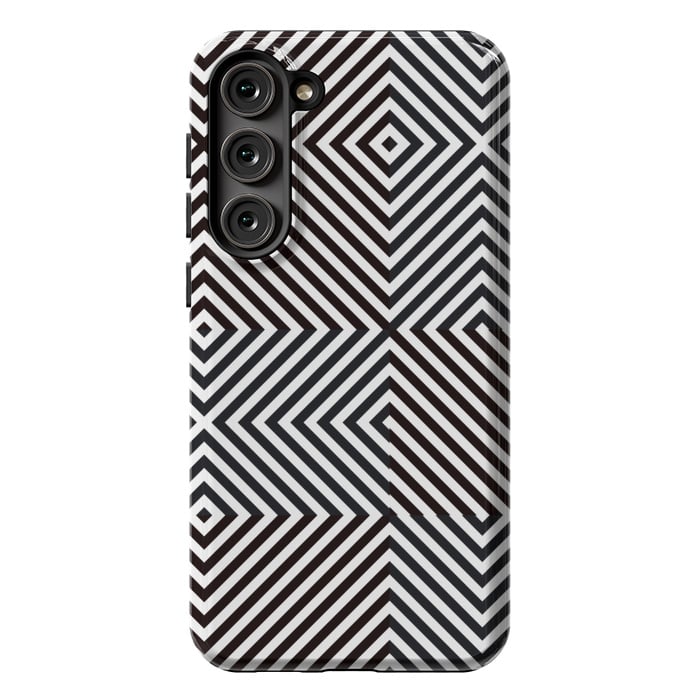 Galaxy S23 Plus StrongFit Crossing Diagonal Stripes by TMSarts