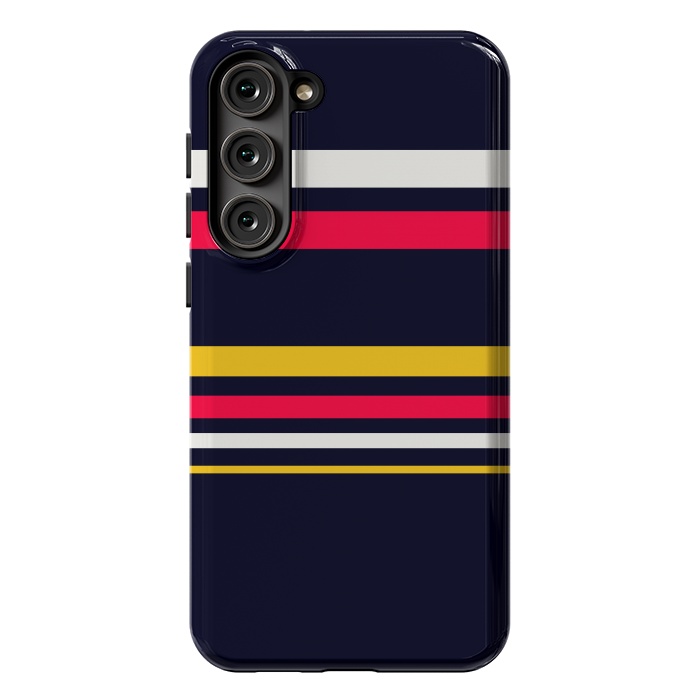 Galaxy S23 Plus StrongFit Flat Colorful Stripes by TMSarts