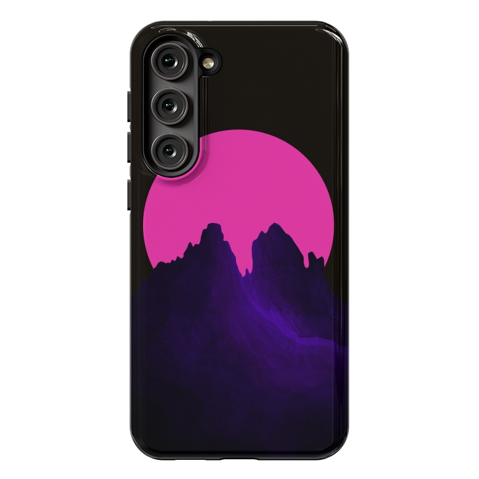 Galaxy S23 Plus StrongFit The great pink moon by Steve Wade (Swade)