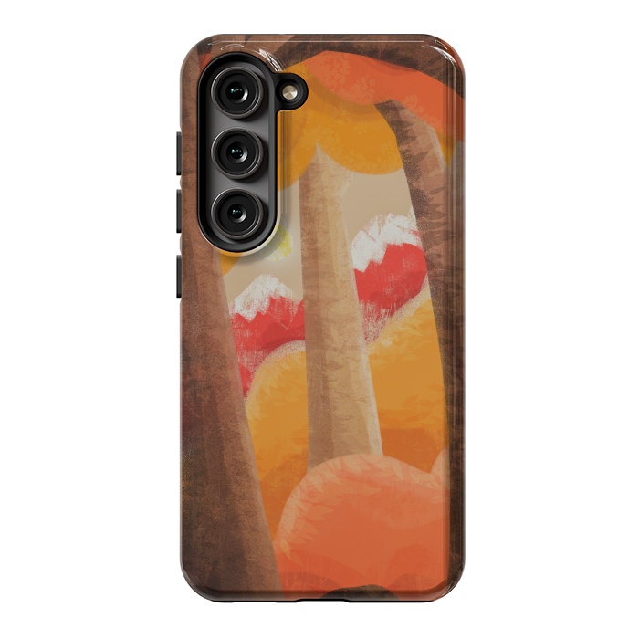 Galaxy S23 StrongFit The autumn orange forest by Steve Wade (Swade)