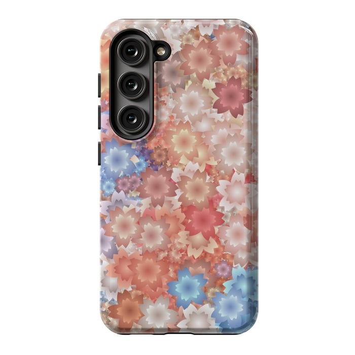 Galaxy S23 StrongFit Flowers flames by Winston