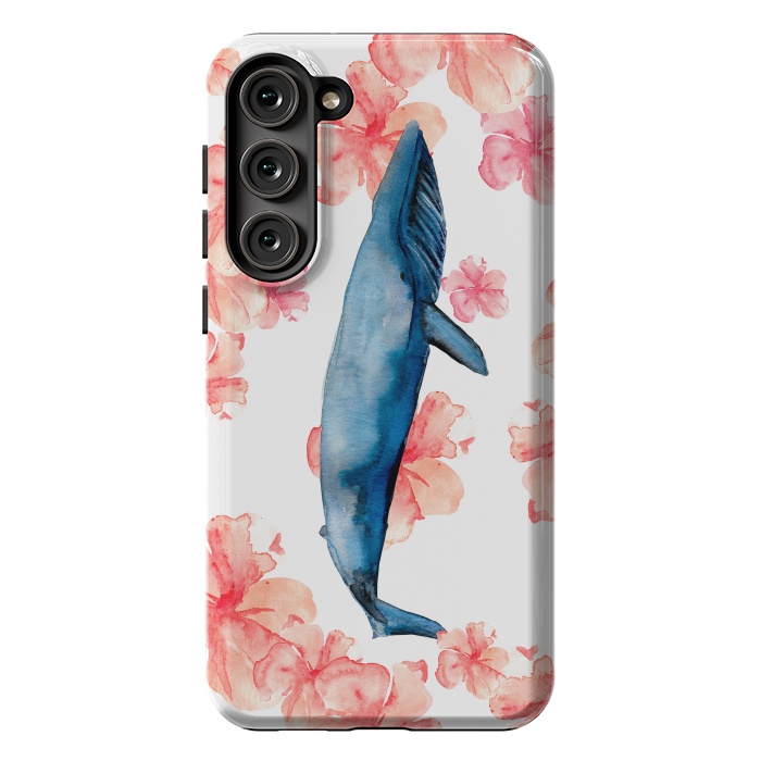 Galaxy S23 Plus StrongFit Floral Sea by Amaya Brydon