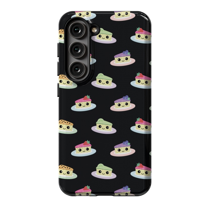 Galaxy S23 StrongFit Cheesecake pattern by Laura Nagel