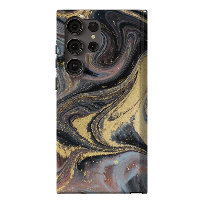Galaxy S23 Ultra StrongFit Liquid Marble Design IV by ArtsCase