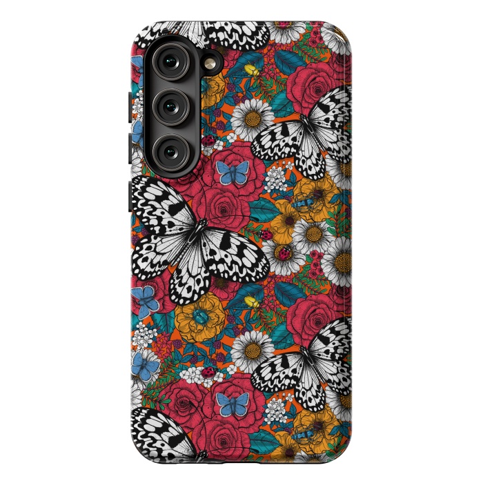 Galaxy S23 Plus StrongFit A colorful garden by Katerina Kirilova