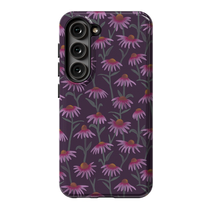 Galaxy S23 StrongFit Echinacea Flowers by Tishya Oedit