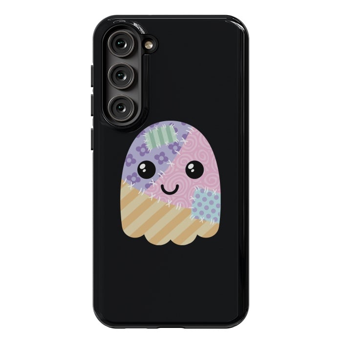 Galaxy S23 Plus StrongFit Patchwork ghost by Laura Nagel
