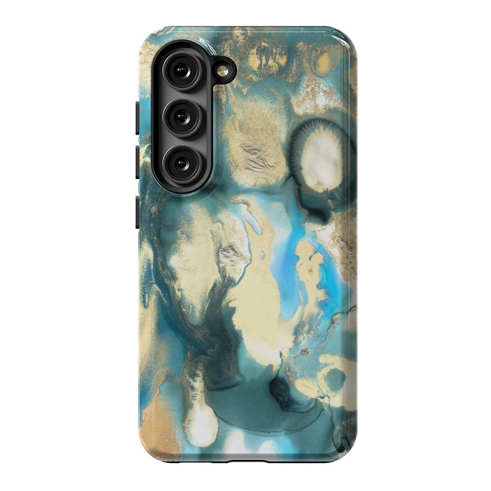 Galaxy S23 StrongFit Golden Reef by Tangerine-Tane
