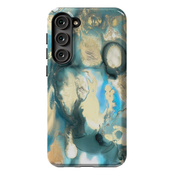 Galaxy S23 Plus StrongFit Golden Reef by Tangerine-Tane
