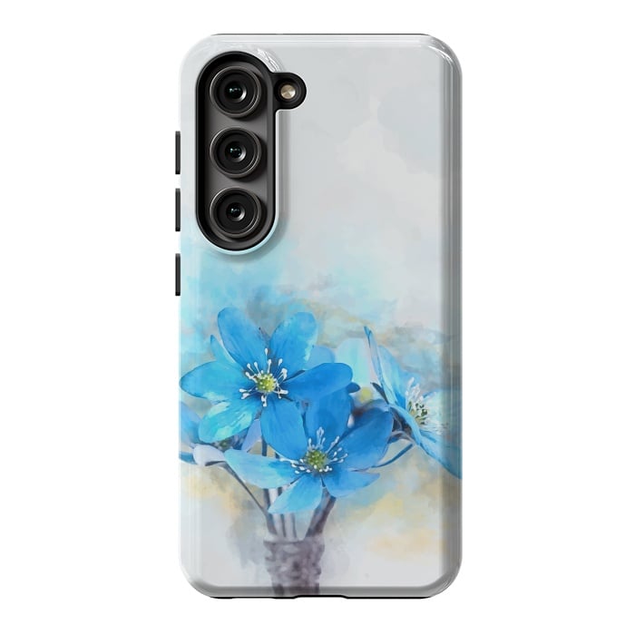 Galaxy S23 StrongFit Summer Blue by Creativeaxle