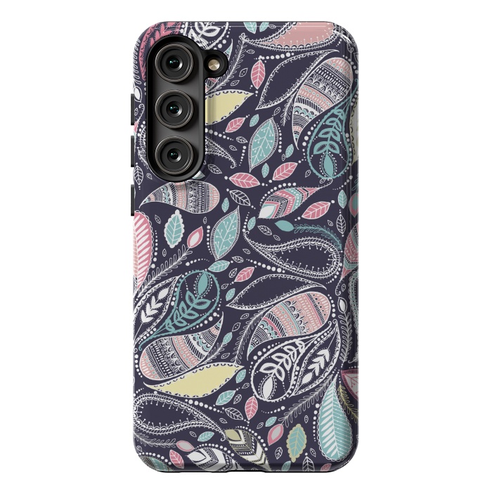 Galaxy S23 Plus StrongFit Paisley Princess by Rose Halsey