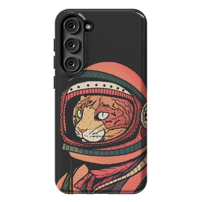 Galaxy S23 Plus StrongFit The ginger space cat by Steve Wade (Swade)