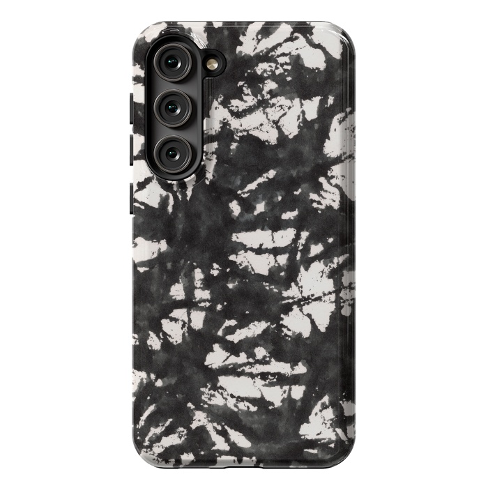 Galaxy S23 Plus StrongFit Black Watercolor Stamp by Hanny Agustine