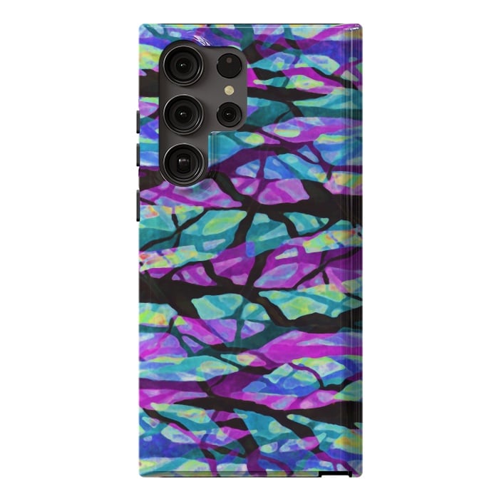 Galaxy S23 Ultra StrongFit Abstract Trees Digital Art G551 by Medusa GraphicArt