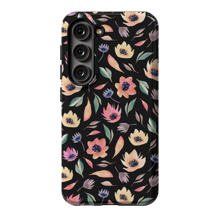 Galaxy S23 StrongFit Floral pattern by Julia Badeeva