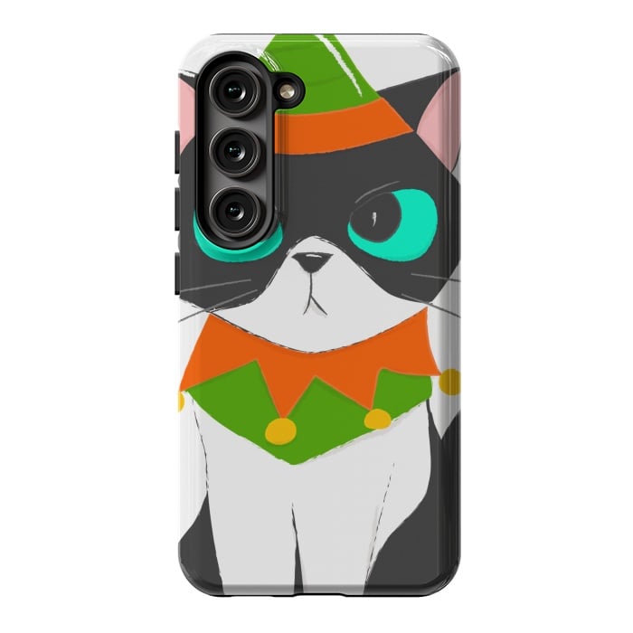 Galaxy S23 StrongFit funny kitty by haroulita