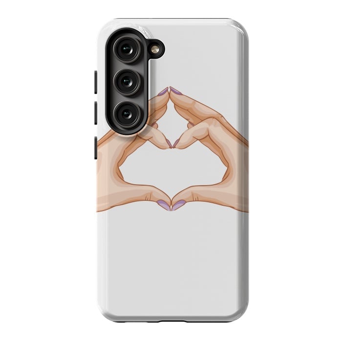 Galaxy S23 StrongFit heart hand  by haroulita