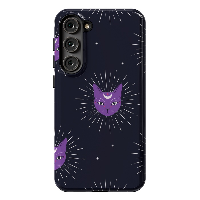 Galaxy S23 Plus StrongFit magic cats by haroulita