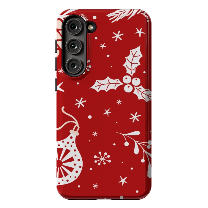 Galaxy S23 Plus StrongFit christmas pattern by haroulita