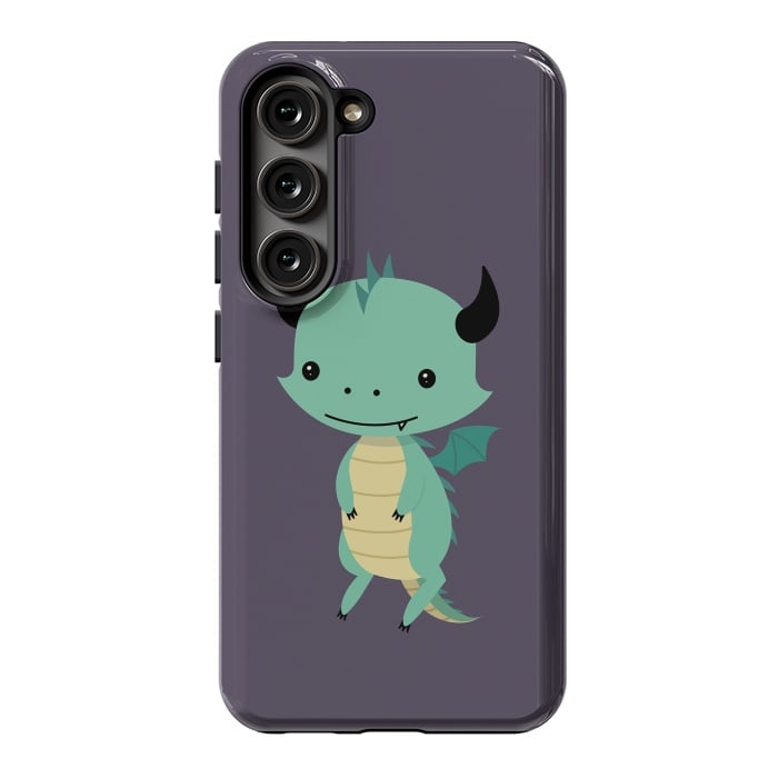 Galaxy S23 StrongFit Cute dragon by Laura Nagel