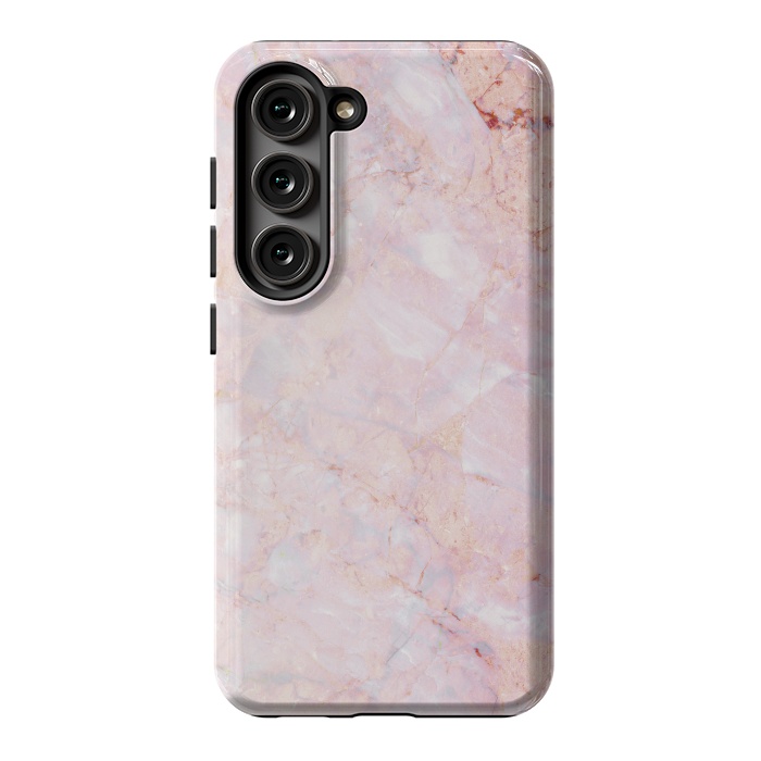 Galaxy S23 StrongFit Pastel pink elegant marble by Oana 