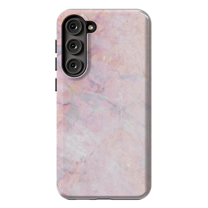 Galaxy S23 Plus StrongFit Soft pink marble by Oana 