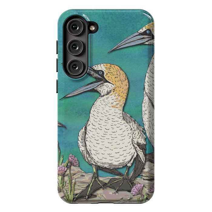 Galaxy S23 Plus StrongFit Gannet Chat by Lotti Brown