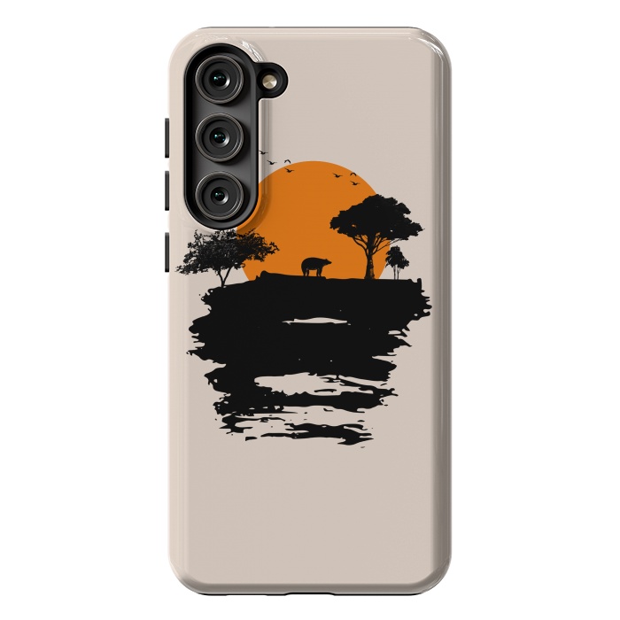 Galaxy S23 Plus StrongFit Bear Travel on Mountain by Creativeaxle