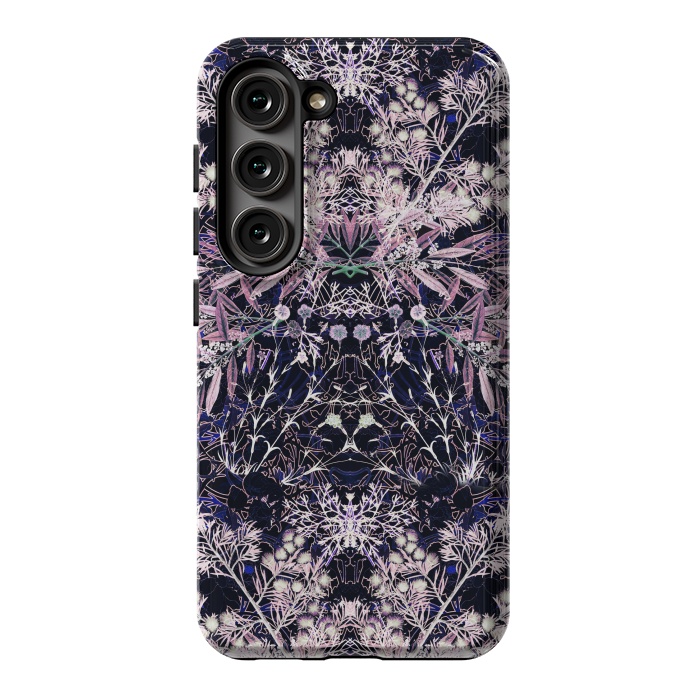 Galaxy S23 StrongFit Vintage wild flowers illustration by Oana 