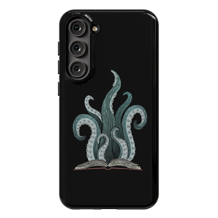 Galaxy S23 Plus StrongFit tentacle book by Laura Nagel