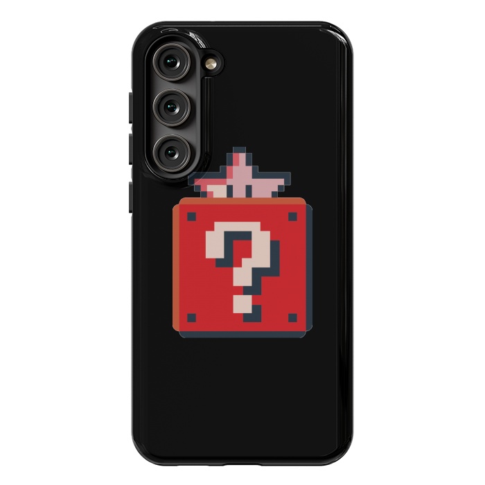 Galaxy S23 Plus StrongFit Pixelated Mario Star by Winston
