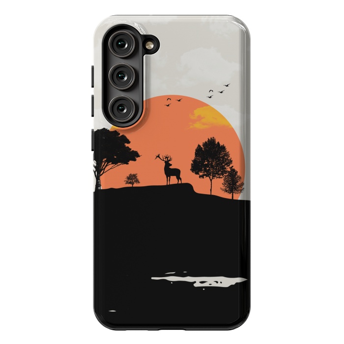 Galaxy S23 Plus StrongFit Deer in the Forest by Creativeaxle