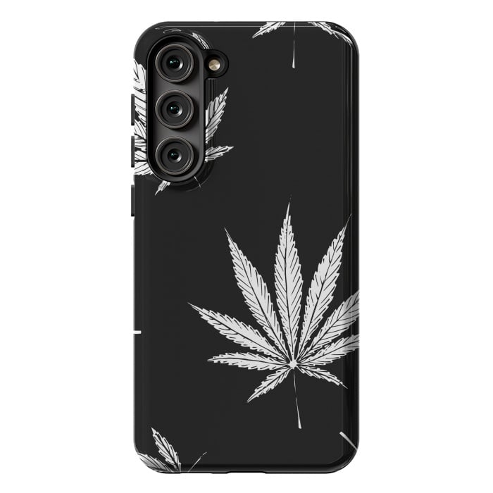 Galaxy S23 Plus StrongFit marijuana leaf by haroulita