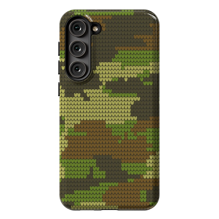 Galaxy S23 Plus StrongFit camo hearts by haroulita