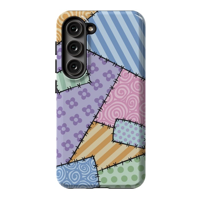 Galaxy S23 StrongFit Patchwork by Laura Nagel