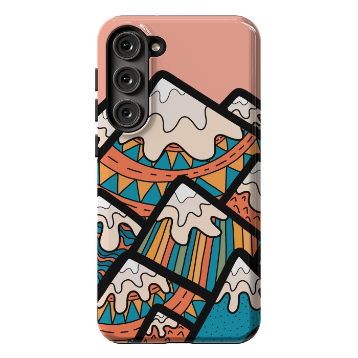 Galaxy S23 Plus StrongFit Patterns in the hills by Steve Wade (Swade)