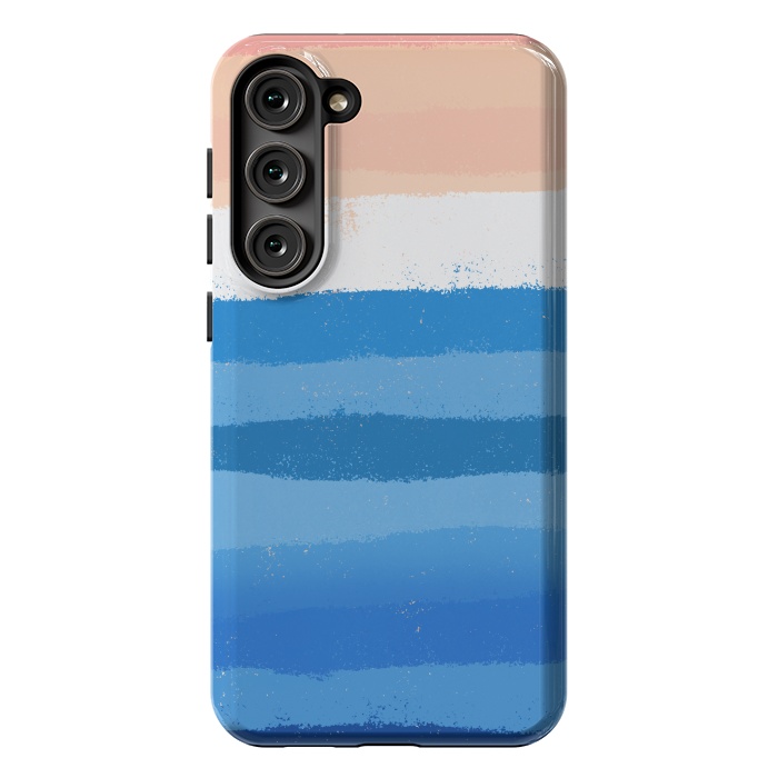 Galaxy S23 Plus StrongFit The calm painted waves by Steve Wade (Swade)