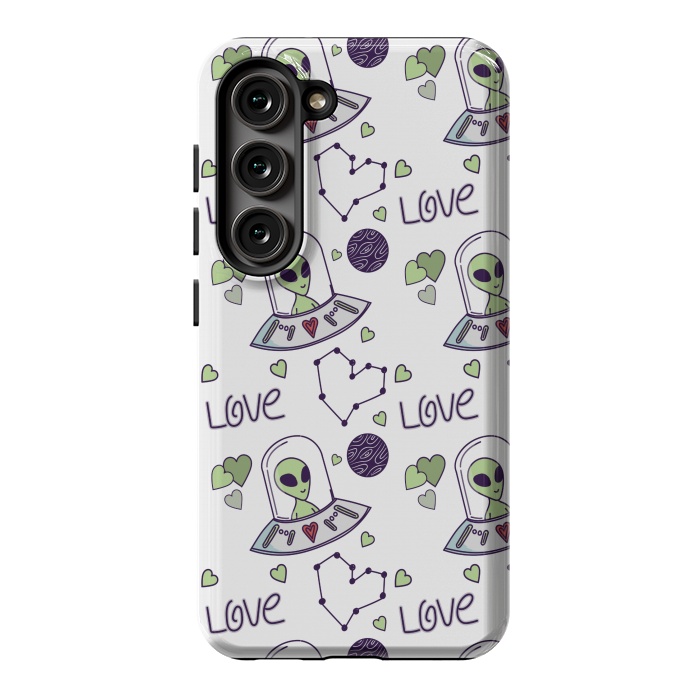 Galaxy S23 StrongFit cool space love by MALLIKA