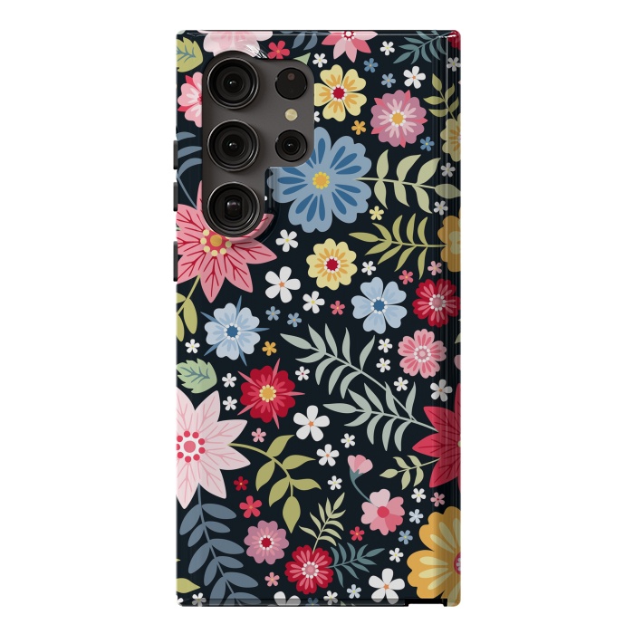 Galaxy S23 Ultra StrongFit Floral Pattern Design XXXX by ArtsCase