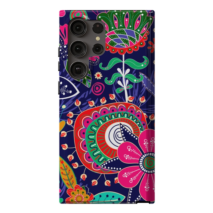 Galaxy S23 Ultra StrongFit Seamless Floral Pattern by ArtsCase