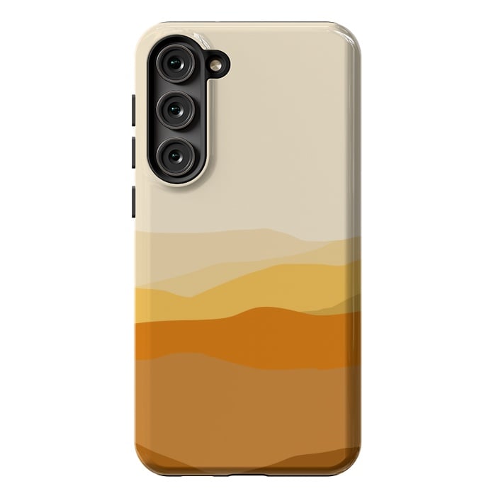 Galaxy S23 Plus StrongFit Brown Valley by Creativeaxle
